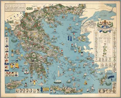 18-1962年出版希腊古地图